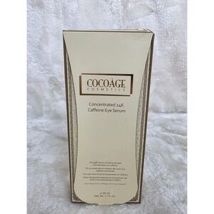 Cocoage‎ Cosmetics Concentrated 24K Caffeine Eye Serum 1.7 fl oz New in Box